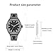 GORBENCreative Sketch Watch Sports Fashion Quartz Minimalist Watch （Black）