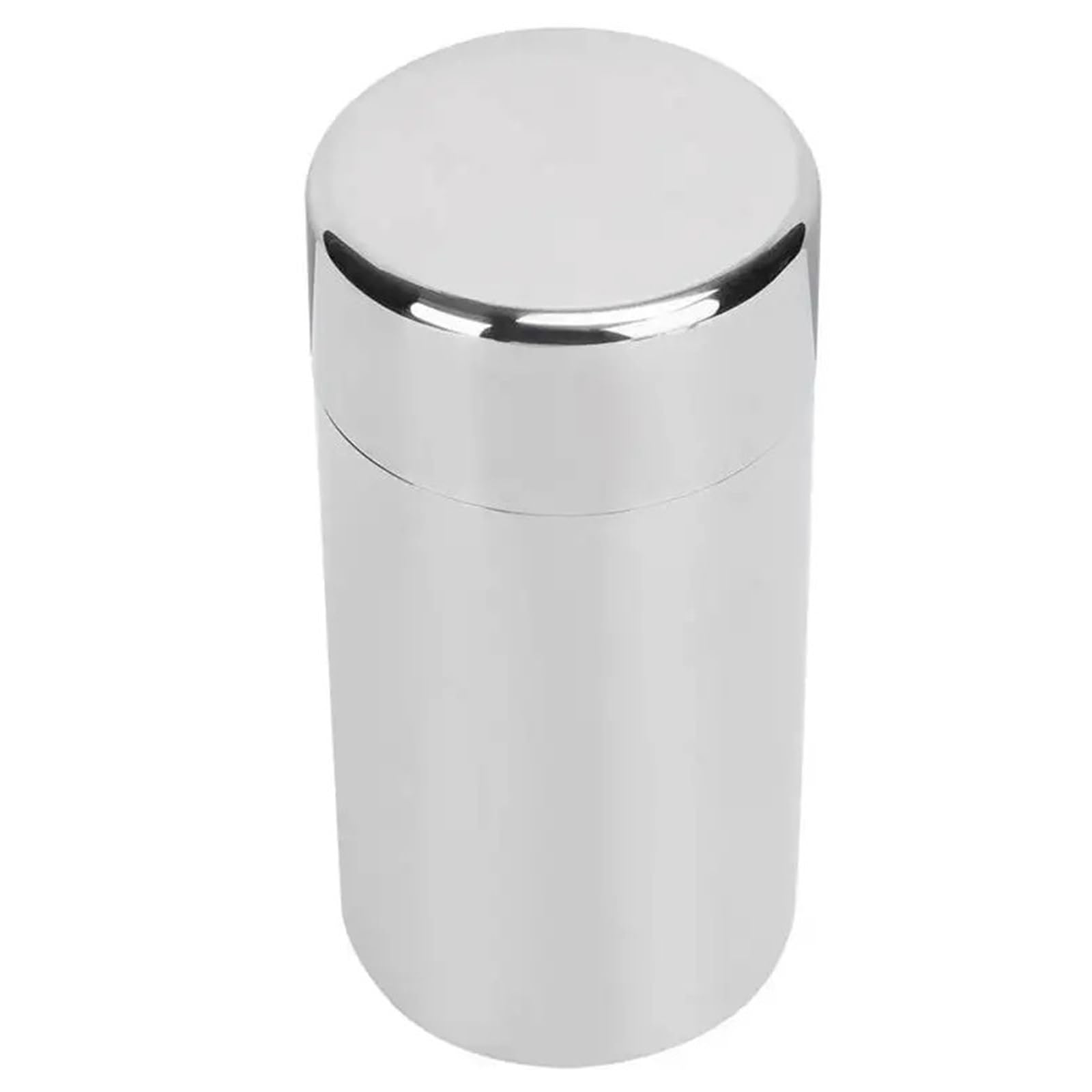 LSNNMU 2pcs Portable Stainless Steel Sealed Tea Leaf Storage Jar Canister Coffee Bean Container Kitchen Dried Fruit Can For Preserving(400ML)