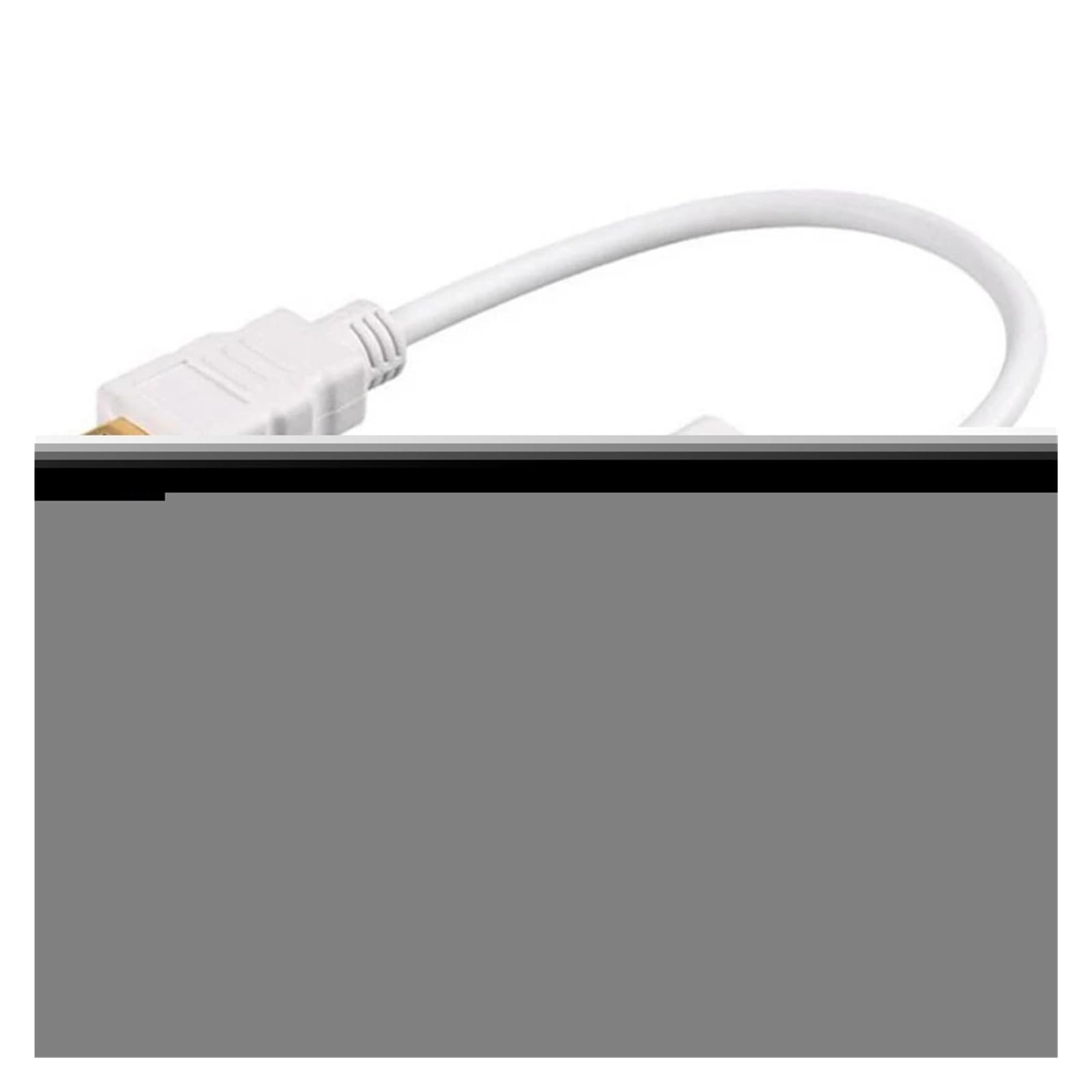 Adattatore convertitore da HDMI a VGA da maschio a femmina per PC e tablet (bianco)