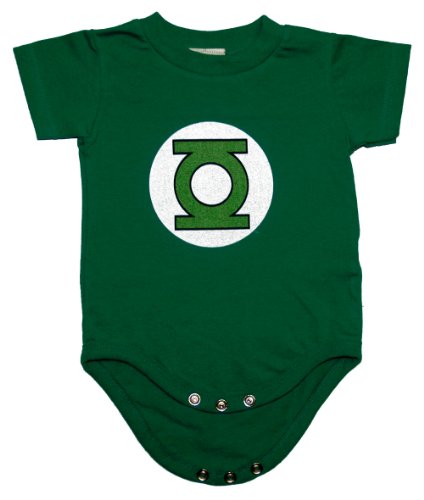 DC Comics Green Lantern Logo Infant Baby Romper Snapsuit (6-12 Months)