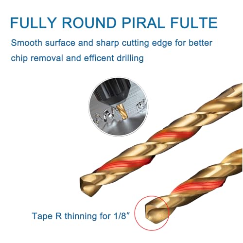 Jfogo JF-TDM 60Pcs Mini Titanium Twist Drill Bit Set thumb #3