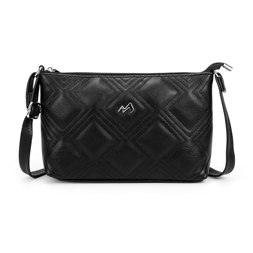 Image of Metro Women Casual PU Soft Body Zipper closure Quilted Sling Bag