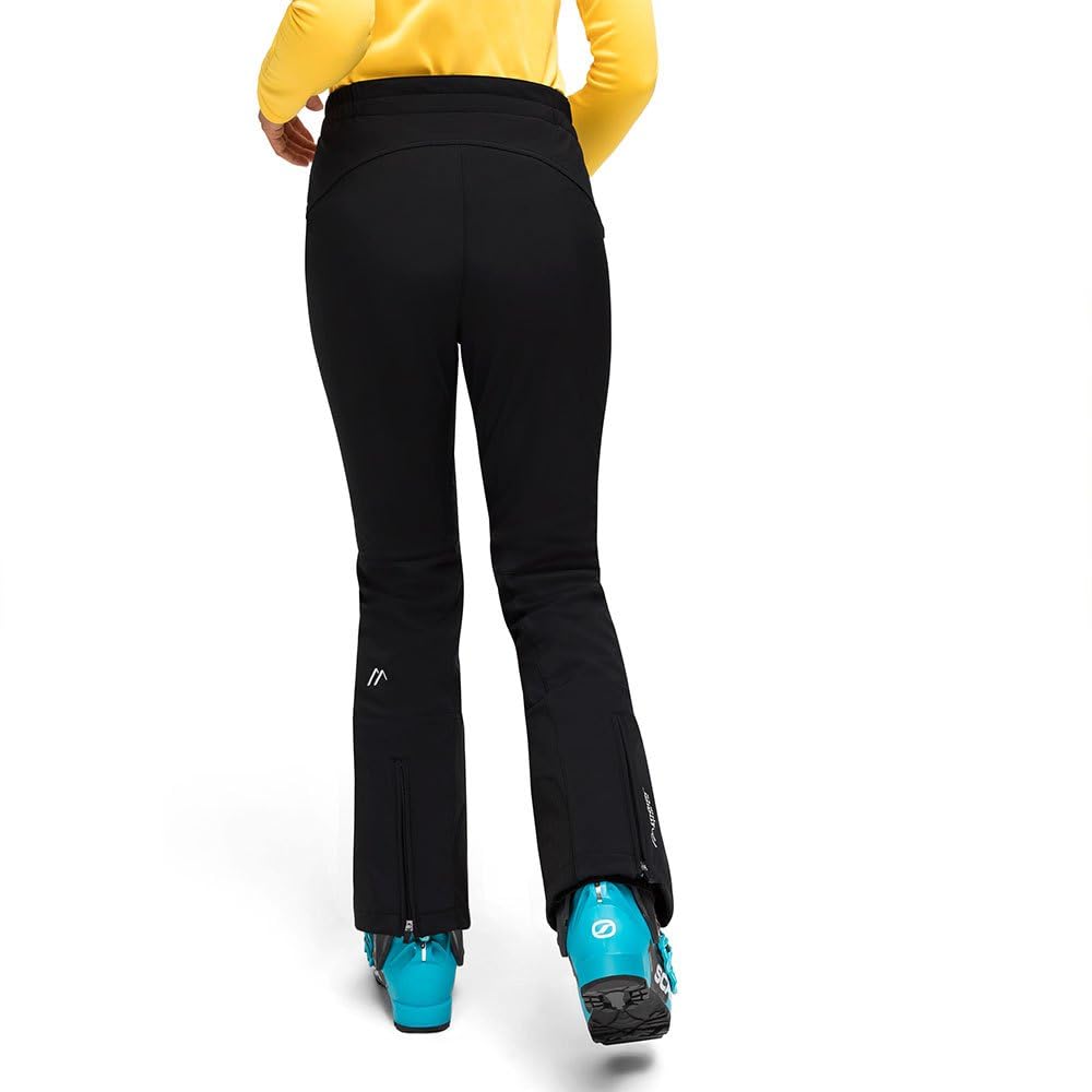 Maier Sports Marie, Enganliegende Damen Skihose, Wasserabweisende Softshell Schneehose, Stretchmaterial und verstellbarer Bund, PFC-frei, stormprotec-Technologie