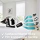 Bosch Wechselakku Power for All 18V 5.0Ah BHZUB1850, geeignet für alle kabellosen Unlimited Akku-Staubsauger, extra Lange Laufzeit, hohe Leistung, geeignet für anspruchsvolle Reinigungen, schwarz