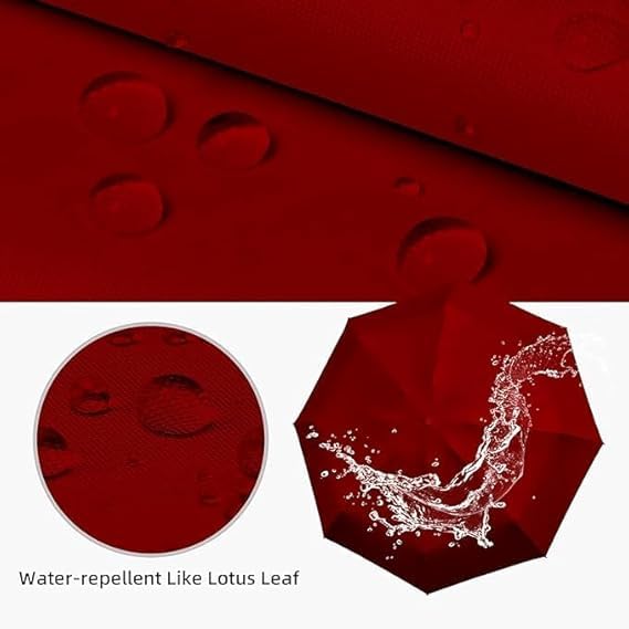 Image of Besque UV Big Size Umbrella for Sun Protection Rain Windproof Strong large 2 fold for men women kids boys girls Perfect Umbrella with cover small case stylish Windproof & Compact UV large size
