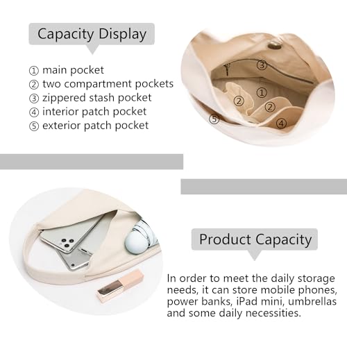 Canvas shoulder bag women celebrity art small fresh temperament all-match casual cloth bag4