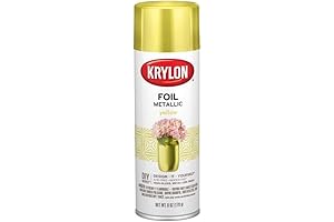 KRYLON Yellow Premium Metallic Foil Spray Paint 6oz