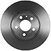 BOSCH 14011490 QuietCast Premium Disc Brake Rotor - Compatible With Select Audi A4, A4 Quattro, A5 Quattro, Q5; FRONT; 1 PACK