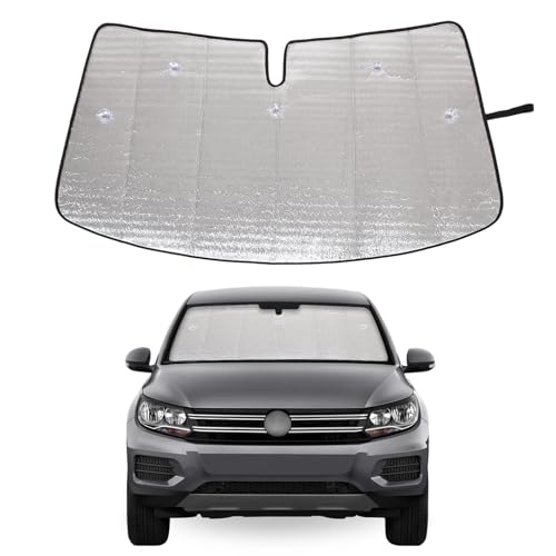 Windshield Sunshade for Volkswagen Tiguan 2009-2017 Accessories Front Window Sun Shade Foldable...