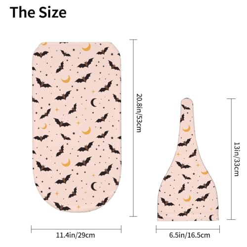 Image of Halloween Bat Newborn Swaddle Blankets Hat Sets Soft Baby Receiving Blanket Swaddle Sack for Baby Shower Infant Boy Girl Gift