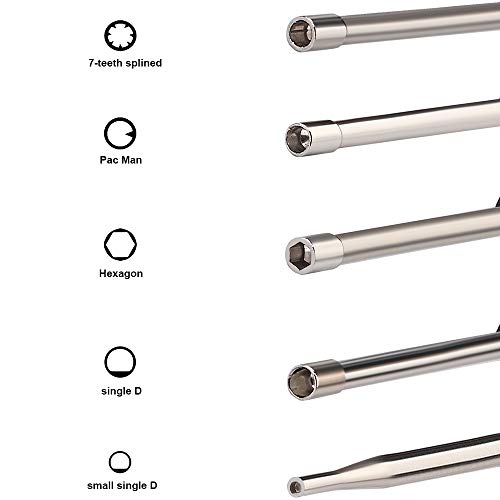 Hipa (Pack of 10 Carburetor Adjustment Tool + Carrying Case + Cleaning Bursh for Common 2 Cycle Small Engine Echo STHIL Poulan Husqvarna MTD Ryobi Homelite Trimmer Weed Eater Chainsaw