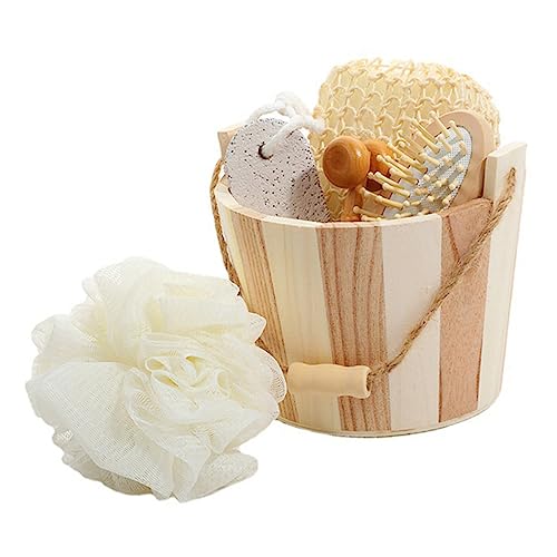 TOVINANNA Complete Bath Accessories Set Body Scrubber Foot Cleaning Products Skin Care Tools