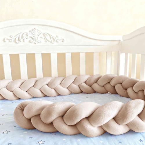 Soft Breathable Mattress Edge, Cotton Bed Set All Round Braided Pillow for Room.. (A05,100cm)