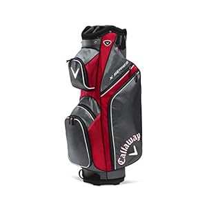 Callaway X Series, Bolsa Carrito Golf Hombre, Multicolor (rojo/gris), Talla Única