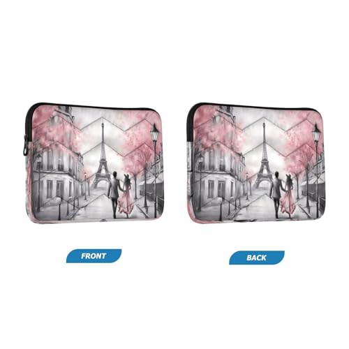 Funda romántica torre Eiffel para laptop 13-14 pulgadas miniatura 2