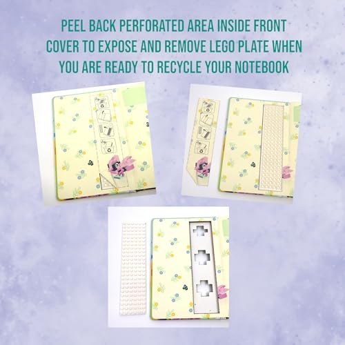 Image of IQ LEGO Stationery Botanical Reclaim & Recycle Dotted Notebook with Gel Pen (53502)