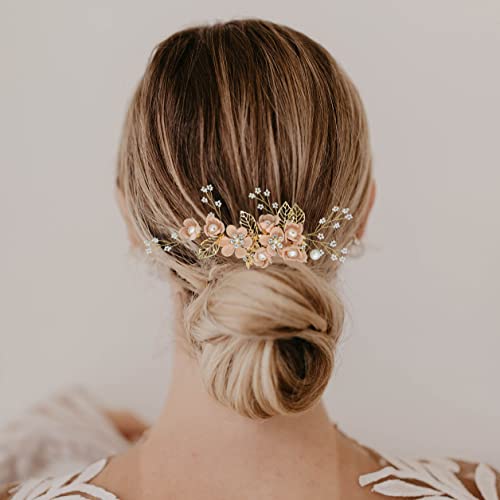 Wedding Hair Accessories, Fanvoes Hair Pieces Comb for Bride Bridal - Image 2