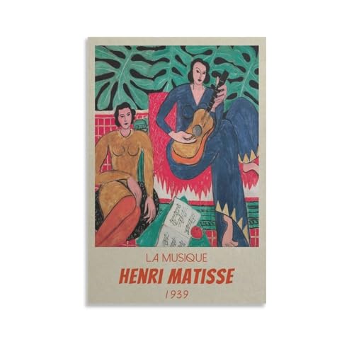 Henri Matisse アンリ・マティスの画 (52) 絵画 ポスター 印刷 ウォールアート リビング ダイニングルーム ベッドルーム 壁飾り 壁の絵12x18inch(30x45cm)