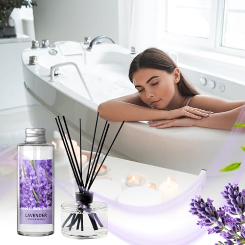 Image of SCENTORINI Reed Diffuser Oil Refill, Lavender Diffuser Oil 6.76 Fl Oz