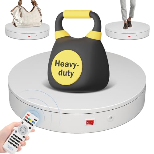 15.8In Remote Motorized Electric Turntable Rotating Display Stand Rotating Platform Photography...