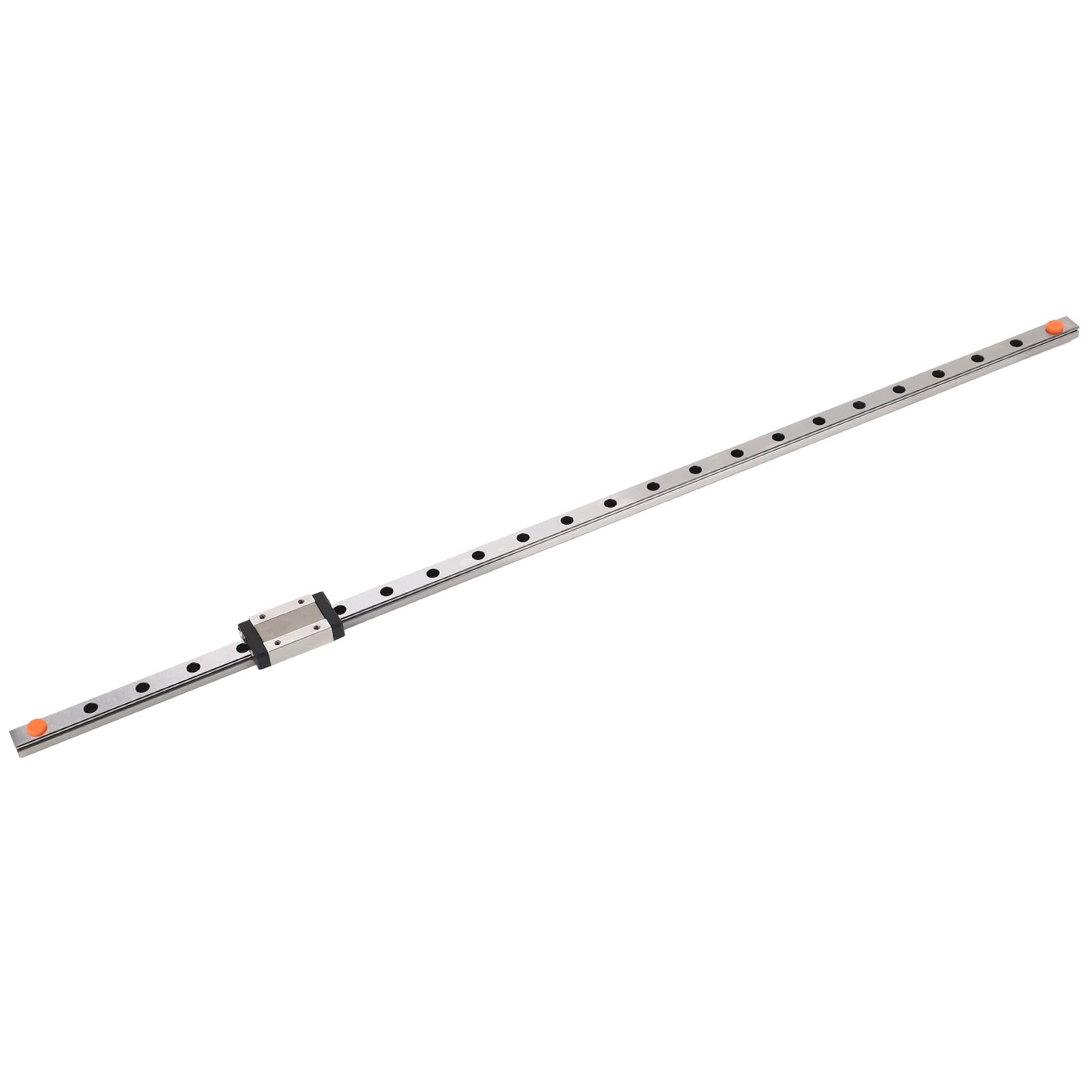 Rail de Guidage Linéaire de 600 Mm MGN12H, Rail de Guidage de Mouvement Linéaire, Rail de Guidage Coulissant en Acier à Roulement 600 1R avec Curseur pour Machines-outils CNC et
