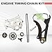 cycwer Timing Chain Kit with Oil Pump Gear 11317523884 Fits for 2006-UP 335i 435i M2 M3 M4 N51 N52 N54 N55 528 530 X3 X4 X5 X6 Z4 3.0L Repalce OE 11317523884 11417516128
