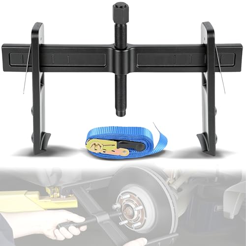 Maeklon 6980 Drum and Rotor Puller Kit Brake Rotor Removal Tool Drum Brake Hub Puller for Removing Hub Drums Rotors Drive Wheels Gears Flywheels Pulleys