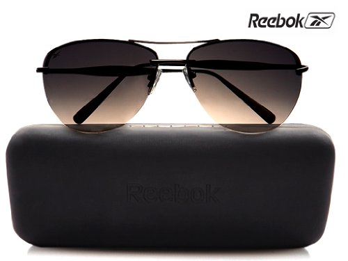 Image of Reebok Stylish Cool Aviator Black Sunglass MRP 4999 /-