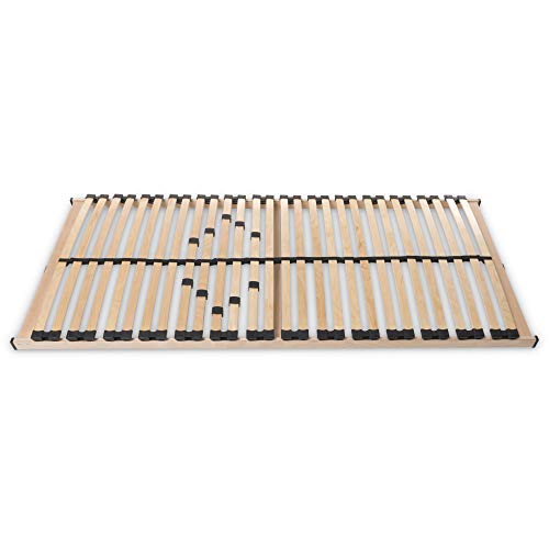 Betten-ABC Lattenrost Max 1 NV zur Selbstmontage/Lattenrahmen in 90 x 200 cm mit 28 Leisten und Mittelzonenverstellung… – Bild 7