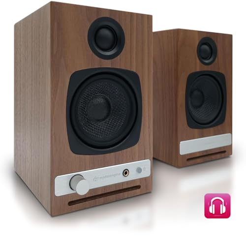 Audioengine A2-HD (HD3) Bluetooth PC and Computer Desktop Speakers with aptX HD - USB, RCA, Headphone