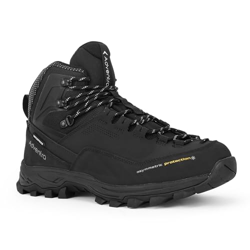 Image of Men Warm Waterproof Hiking Boots | Mid Ankle with Superior Grip | Boots | 3M Insulation | for Hiking Trails, Rugged Terrain | WH1106