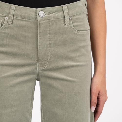 KUT from the Kloth Women's Meg High Rise Fab Ab Wide Leg Raw Hem-Long Inseam3