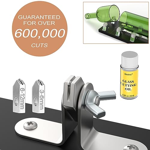 Glass Bottle Cutter & Cutting Oil Bundle