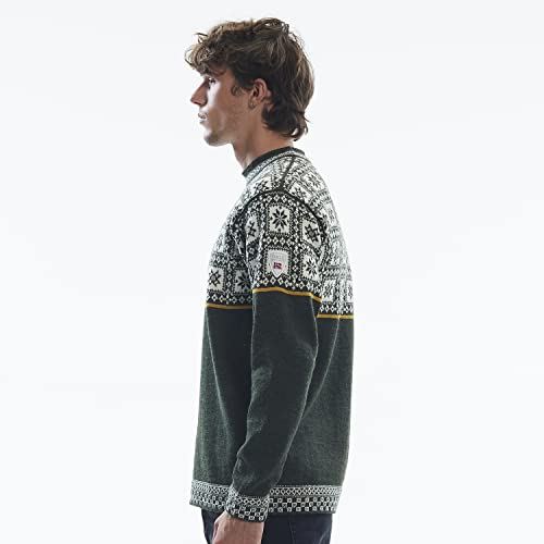 Dale of Norway Men's Tyssoy Crew Neck Wool Pullover Sweater4