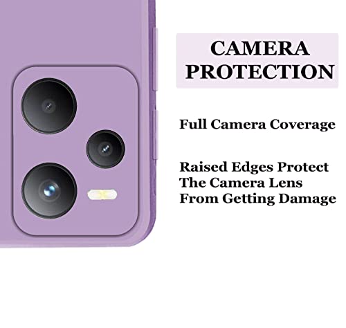 Image of A rtistque Liquid Silicone Back Cover Case for Realme C35 / Realme Narzo 50A Prime Matte Shockproof TPU Soft Flexible with Camera Protection - Purple