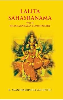 Lalitasahasranama with Bhaskararaya's Commentary