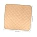 Beatifufu Washable Seat Protector Cushion with Absorbent for Incontinence Protection Chairs and Wheelchairs Reversible Pad for Seniors Pets and Furniture Safeguard in Beige