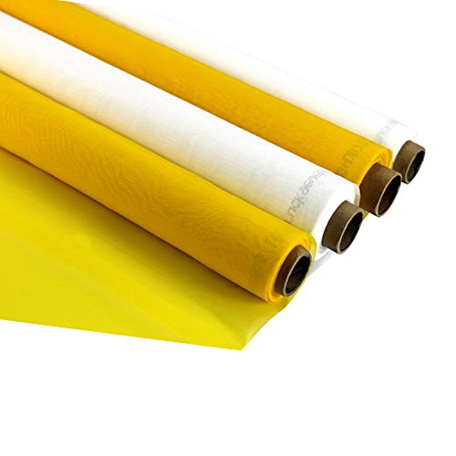 40 Yard Silk Screen Printing Mesh Fabric 63 Inches Width Silk Screen Fabric (80 mesh(32T) White)