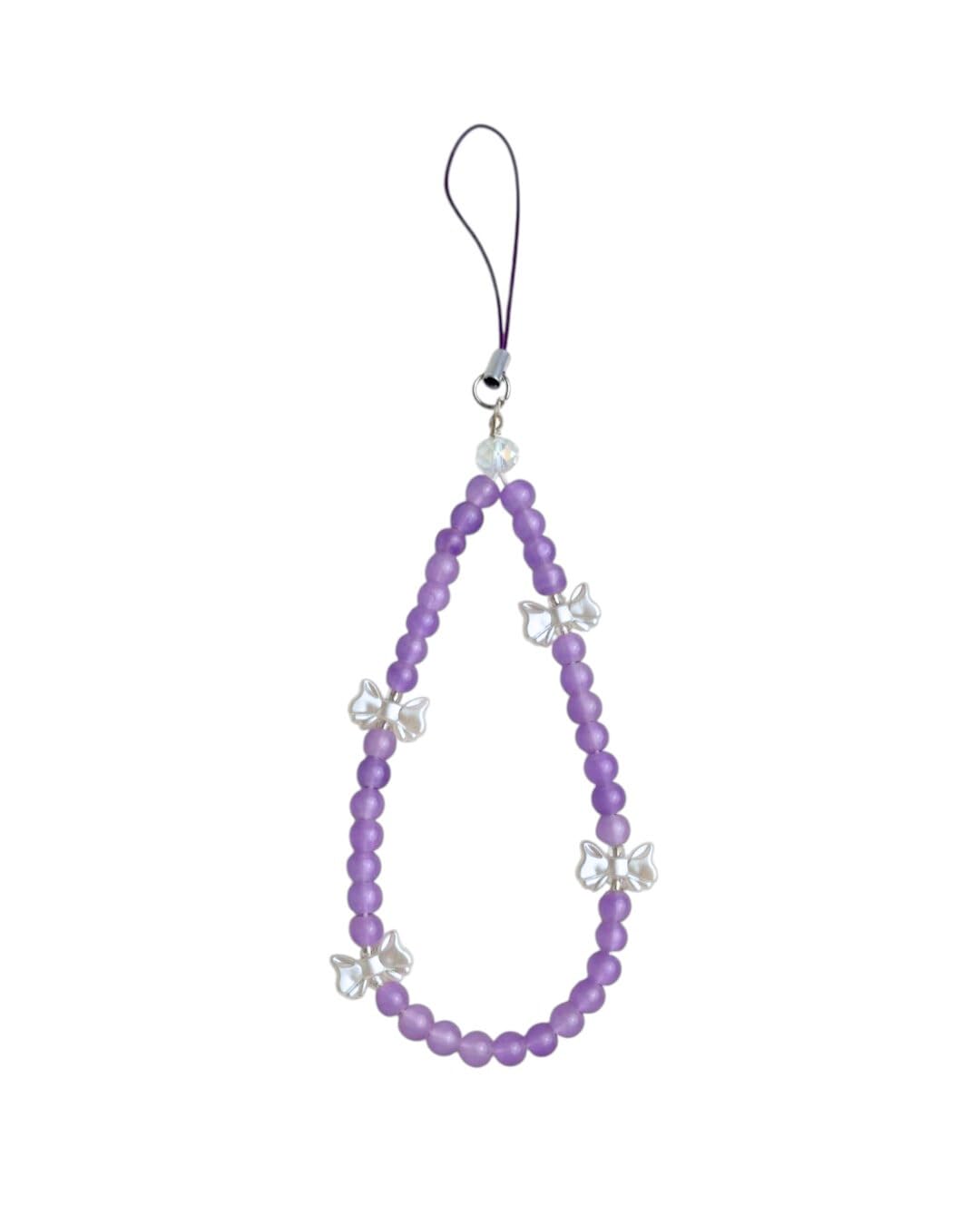 Cute Phone Charm Strap | Beaded Phone Chain for Girls & Women | Colorful Wrist Strap Keychain for Mobile, Bags & Accessories | Trendy aesthetic Gift Item-image-12