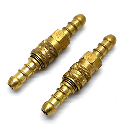 Conectores de liberación rápida de acoplamiento en línea, de 8 mm, I/D, para mangueras de propano y butano (63), 2 unidades