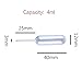 Zehhe 50Pcs 4ml Clear Plastic Transfer Liquid Dropper Pasteur Pipettes