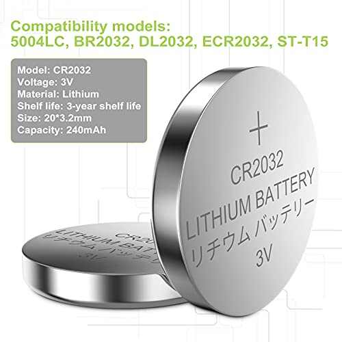 Powerowl High Capacity Cr2032 Battery (20-Pack) 3V Lithium Batteries, 10 Years Leak-Free, Long Lasting Cr 2032 #TOP6