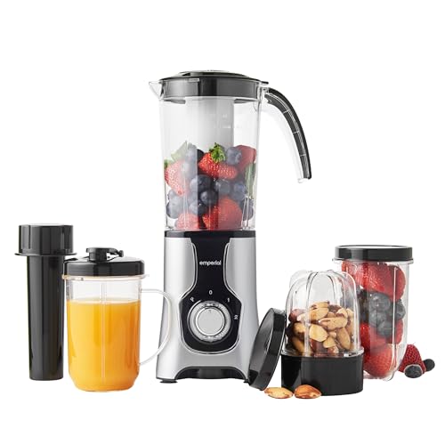 Emperial Blender, Juicer, Grinder | 4-in-1 Multi-Functional Personal Blender & Smoothie Maker| 2...