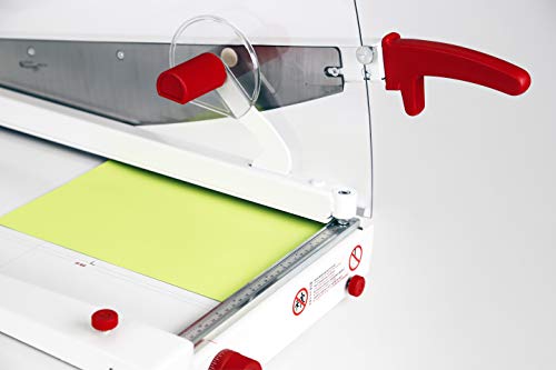 ideal. Guillotine Paper Cutter, 28.5 Cutting Length German Solingen Steel Knife Blade, Hand Clamp, 40 Sheet, 1071 Innovative Office - All Metal German Quality Construction