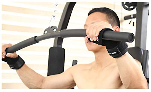 Power Belt Pull-ups Grip Belt Luvas de Fitness Couro de vaca Anti-derrapante Palm Guard Pulseira Esp