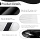 Modixun 2Pcs Auto Tissue Halter, Weiche PU Leder Sun Visier Tissue Halter im Auto, Auto Serviettenhalter Spender für Auto Tissue Auto Zubehör (Schwarz+Weiß)