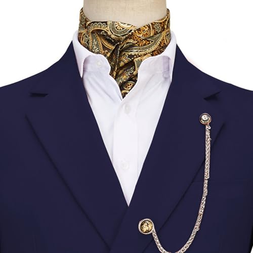 Image of Men's 2 Piece Suit with Metal Clasp Slim Fit Suit Stylish Business Pants Casual Wedding Grooms Tuxedo Suit