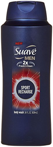 Suave for Men Body Wash, Sport Recharge - 12oz. (Pack of 4) - //coolthings.us