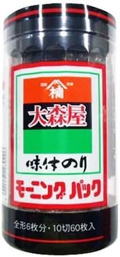 Japanese Omoriya Dried Seaweed Laver Morning Pack 10 Slices 60sheets 85g From Import Japan