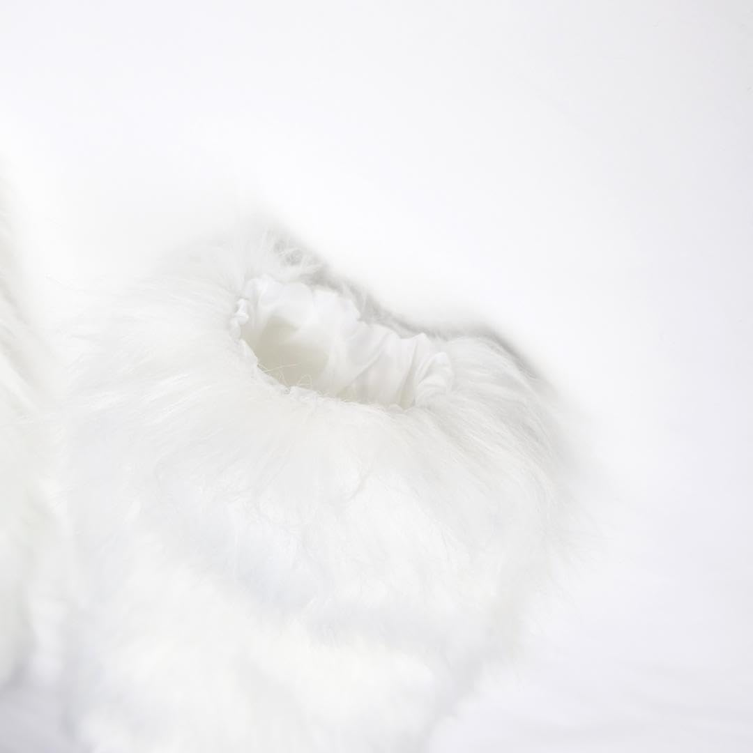 Amazon.co.jp: 平成ギャル Y2K レッグウォーマー ファー 韓国 厚底